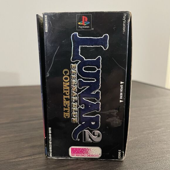 Lunar 2: Eternal Blue Complete Map & Pendant - Sony PlayStation 1 PS1 CIB - Picture 2 of 12
